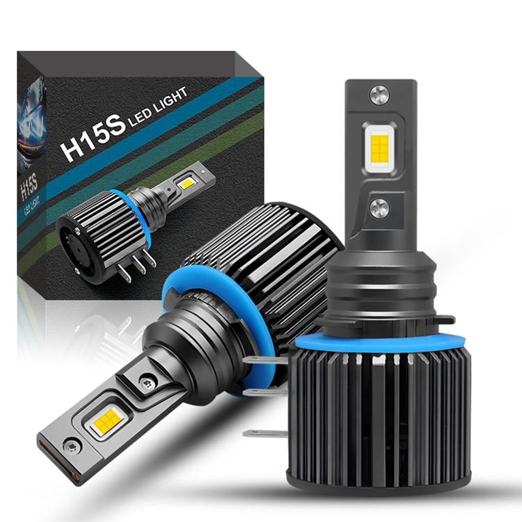 Автолампи LED BSmart H15B цоколь H15 Canbus діод CSP 53W 12W 8000Лм 12В blue
