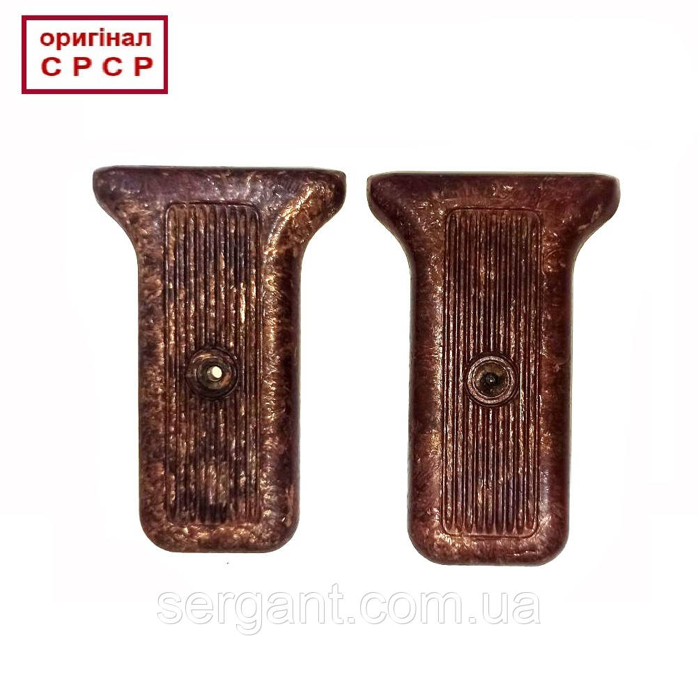 Накладки (щоки) рукоятки ствола РПГ-7 бакелітові (оригінал СРСР), фото 1