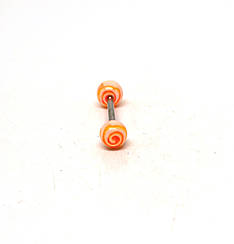 Штанга для язика мед.сталь, кулька акрил ЦIНА ЗА ШТУКУ