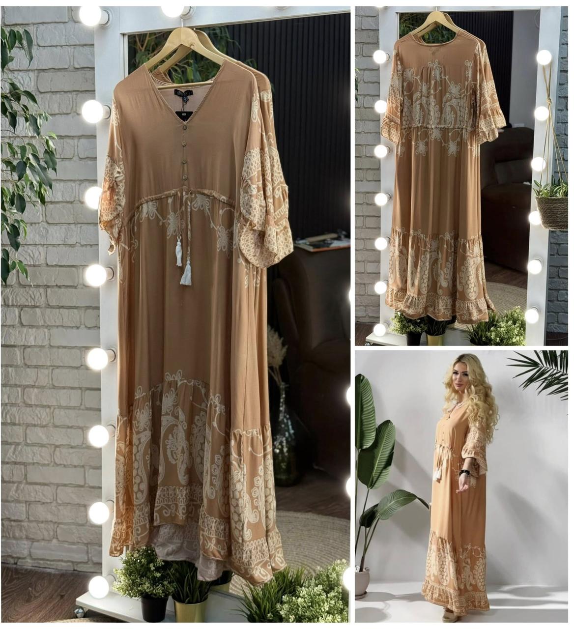 Неймовірна жіноча сукня, тканина "Штапель" 52, 54, 56, 58 розмір 52