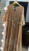 Неймовірна жіноча сукня, тканина "Штапель" 52, 54, 56, 58 розмір 52, фото 5