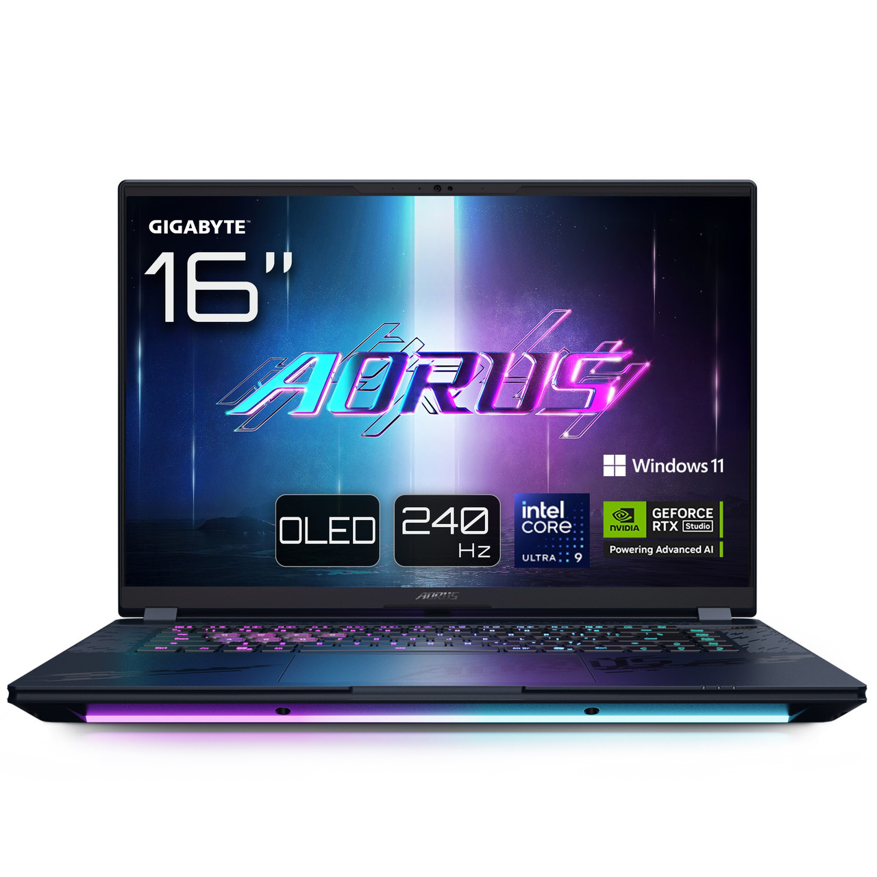 Ноутбук Gigabyte Aorus Master 16 BZH (BZHC6UAE65SP) Dark Tide, фото 1