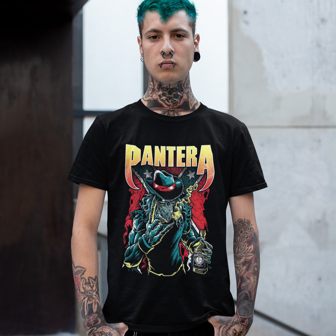 Футболка унісекс Pantera (Whiskey) XS чорний, фото 1