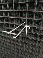 Одинарний гачок 150 мм з цінникотримачем на торгову сітку