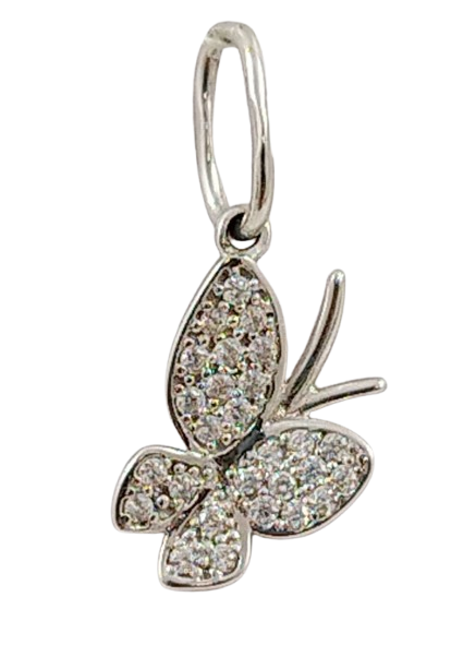 Підвіска золота з цирконієм "Метелик" 440397б, фото 1