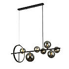 Підвісна стильна люстра 918LP267-7 BK+BK, фото 3