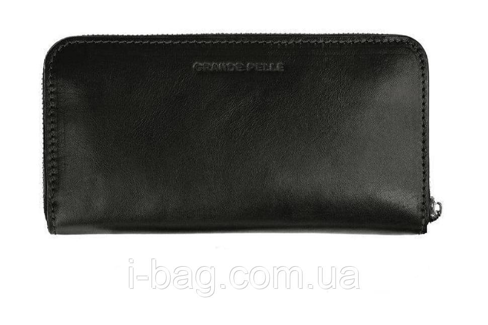 Портмоне Serpente, чорний Grande Pelle 532610, фото 1
