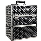 Косметичний кейс‑органайзер Soulima 22529 XL — великий, із замком та знімним дном, фото 2