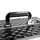 Косметичний кейс‑органайзер Soulima 22529 XL — великий, із замком та знімним дном, фото 6