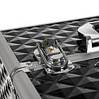 Косметичний кейс‑органайзер Soulima 22529 XL — великий, із замком та знімним дном, фото 8