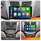 Штатна магнітола Mekede MS Hyndai Solaris 1 (2010-2016) QleD, фото 4