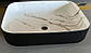 Раковина накладная MIXXUS PREMIUM DIVERSE-0110 MARBLE-BLACK 500х390х130mm (MP6517), фото 2