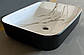 Раковина накладная MIXXUS PREMIUM DIVERSE-0110 MARBLE-BLACK 500х390х130mm (MP6517), фото 4