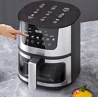 Мультипіч Rainberg RB2268 4200 вт 8 л для смаження Фритюрниця багатофункціональна безмасляна 8 програм Аерофритюрниці для дому