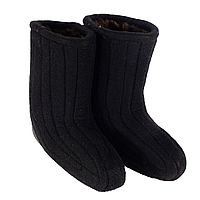 Бурки повстяні шиті зимові валянки спецвзуття Verona Верона чорні розмір 38-47