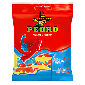 Жувальні цукерки Pedro Акули 80 г