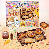 Набор для изготовления сквишей Таба лапок антистресов,детский набор для творчества "Создай сквиш сам" 6 штук