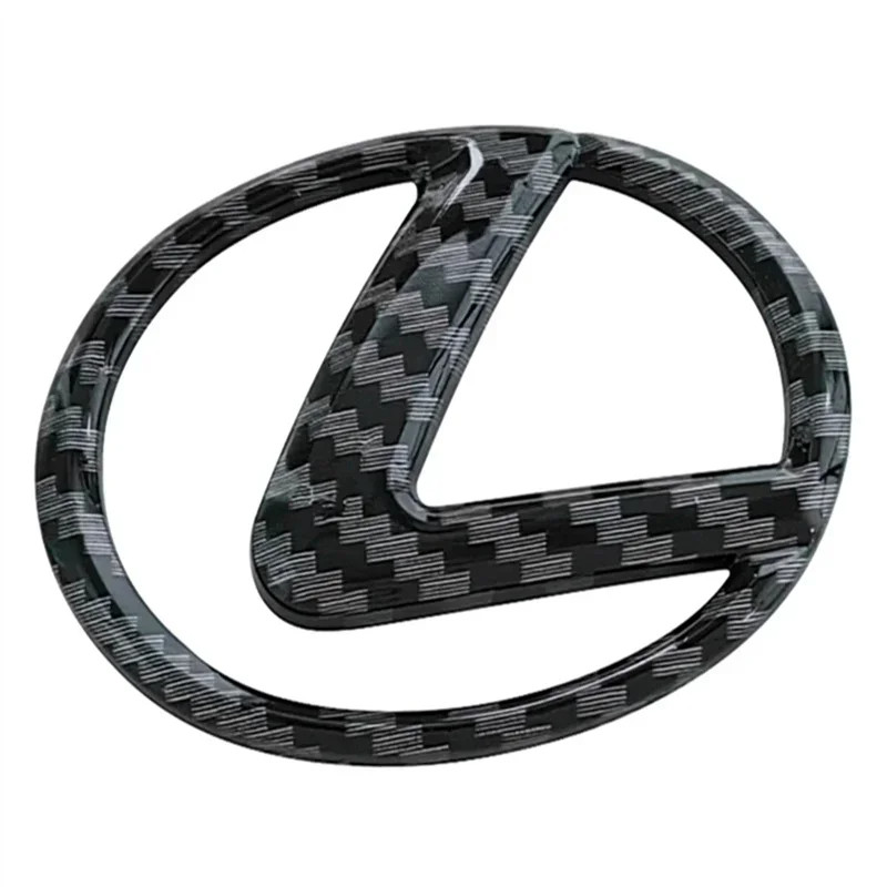 Емблема керма LEXUS карбон 64х46мм пластик (на скотчі), фото 1