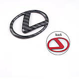 Емблема керма LEXUS карбон 64х46мм пластик (на скотчі), фото 2