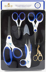 Набір ножиць DMC універсальний, сталь, 5 шт