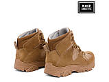 Тактичні літні дихаючі черевики койот для військових та охорони. Напівберци армійські "Партизан". Wolf original, фото 5