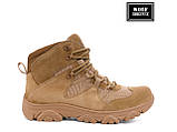 Тактичні літні дихаючі черевики койот для військових та охорони. Напівберци армійські "Партизан". Wolf original, фото 3