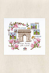 Набір для вишивки муліне ДМС "Тріумфальна арка", 25х22 см