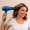Компактний фен для сушіння волосся, 1300 Вт + концентратор, LB-64006 / Фен для укладання волосся, фото 2