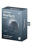 Вібратор для пар Satisfyer Perfect Pair 2 з кільцем для пальців, сірий, фото 6