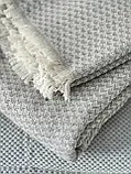 Плед-покривало "Зигзаг №4", 100% cotton, сірий колір, фото 10