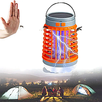 Лампа-ловушка від комах на акумуляторі та сонячній батареї/УФ лампа від комах/світильник від комарів