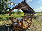 Дерев'яна альтанка, розбірна (на 8 людей) "Люкс", фото 2