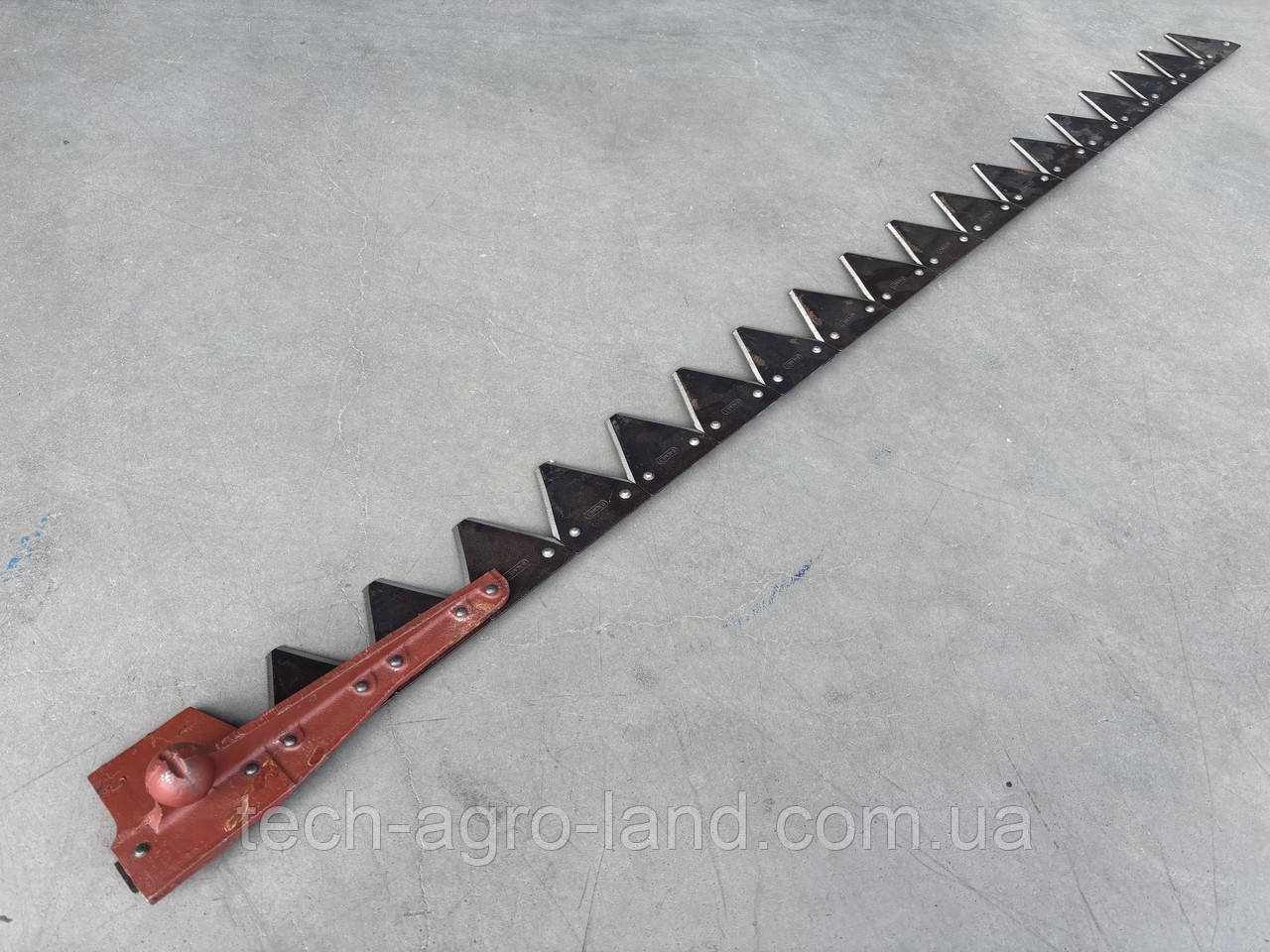 Коса конна (серпоподібний) для конної сегментної косарки 18 сегментів 1,50 м