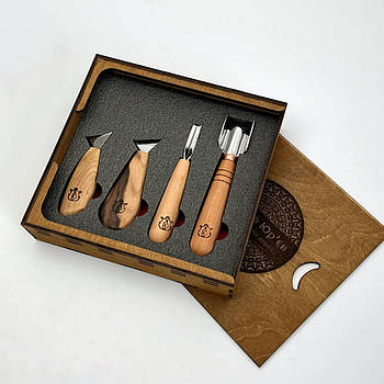 Набір стамесок АЮ-STRYI Start для початківця для геометричного різьблення