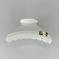 Шпилька для волосся Finding Краб пластиковий для волосся Fashion Білий 9 см х 4 см