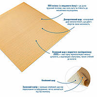 Al Панель 3D з візерунком ПВХ плитка плита 3д Beige 700*700*4mm (D) SW-00001953