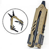 Мультитул саперний Foxter Coyote 20 в 1 Універсальний тактичний з обтиском багатофункціональний сталь