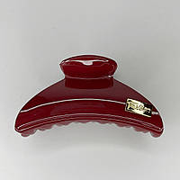 Шпилька для волосся Finding Краб пластиковий для волосся Fashion Бордовий 9 см х 4 см