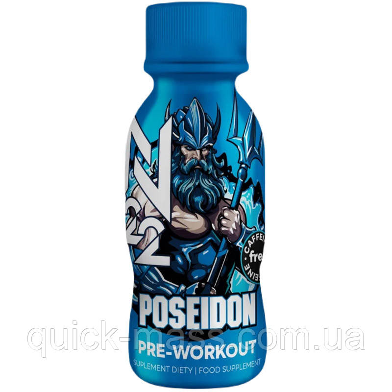 Передтренувальний комплекс без кофеїну 22Nutrition Poseidon Shot 100ml, фото 1