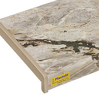 Пластикове підвіконня Plastolit Classic Версалес мармур глянсовий