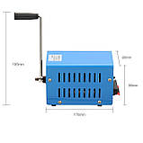 Портативний ручний генератор RESTEQ 20Вт — динамо-машина з двома USB виходами, фото 4