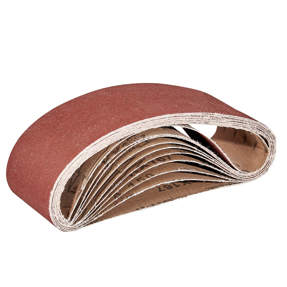 Стрічка шліфувальна Vitals 75х533 мм з. 150, 10 шт, електрокорунд, зернистість — Р150