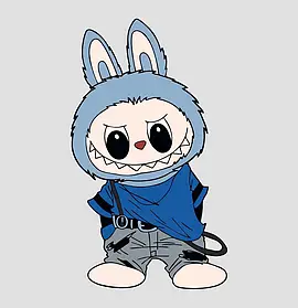 Термотрансфер Лабубу Labubu 110 х 190 мм