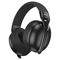 Навушники бездротові Borofone BO30 ігрові з мікрофоном, чорні (Bluetooth/перехідник Type-C х Jack 3,5 мм)