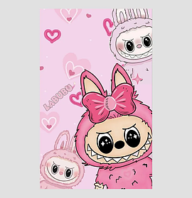 Термотрансфер Лабубу Labubu 140 х 230 мм