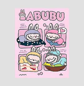 Термотрансфер Лабубу Labubu 145 х 190 мм