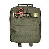 Тактичний медичний рюкзак Marck-men 35х30х12 см., з трьома боксами для препаратів. Рюкзак медика 16-17л. хакі. "MiniMarck" ММ, фото 2