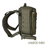 Тактичний медичний рюкзак Marck-men 35х30х12 см., з трьома боксами для препаратів. Рюкзак медика 16-17л. хакі. "MiniMarck" ММ, фото 3