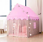 Дитячий намет Kruzzel 22653 — рожевий, будиночок для гри, фото 5