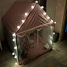 Дитячий намет Kruzzel 22653 — рожевий, будиночок для гри, фото 9